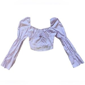 FRESHMAN 1996 Pleated Crop Top, NWT